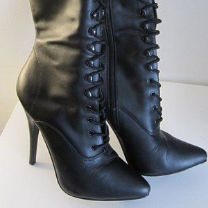 High Top Heeled Boots